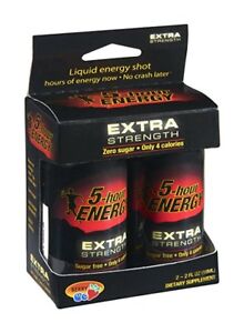 5 Hour Energy Extra Strength Energy Drink, Berry, 2 Bottles (2 Pack)