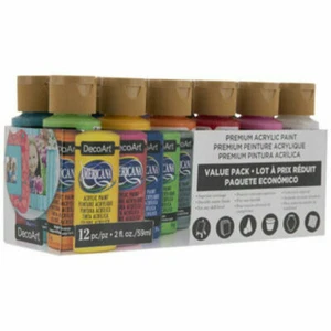 DecoArt Americana Acrylic Paint Value Pack - Picture 1 of 2