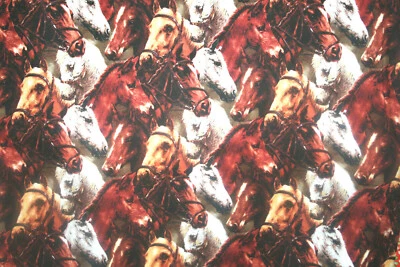  CABALLOS A GRANEL DE TELA DE ALGODÓN GIORDANO STUDIOS  Foto 1 de 4