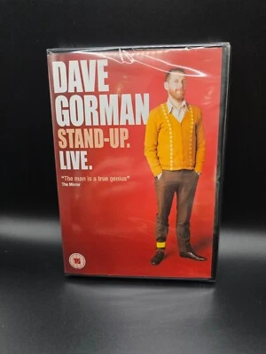 Dave Gorman Stand-Up. Live. DVD NEW Sealed UK Version Dave Gorman Stand Up RARE - Image 1 of 3