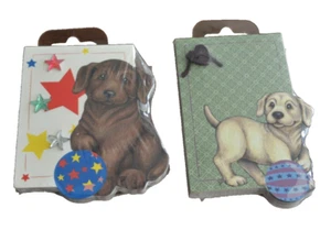 Almohadillas de papel para notas PUPPY DOG BIG SKY CANINE PHYLLIS DRISCOLL ¡Troqueladas 2 selladas! LOTE - Imagen 1 de 4