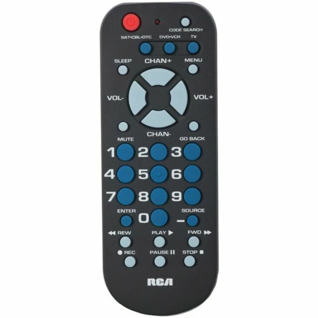 RCA RCR503BZ 3 Device Palm Sized Universal Remote Control