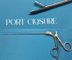 SS Laparoscopic Store-Type Port Closure Suture Passer Reusable Surgical Tool CE - Picture 1 of 11
