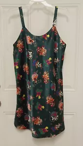 Looney Tunes Vintage Nightgown Warner Brothers 1997 Christmas Green Large Women - Picture 1 of 6