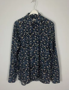 ETON Slim Contemporary Allover Floral Print Button Up Dress Shirt Size 41/16 - Bild 1 von 22