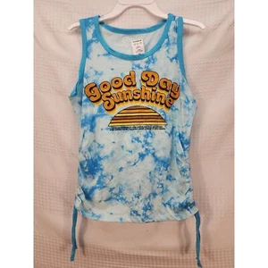 Girls Lennon & Mccartney Tye-Dye Good Day Sunshine Tank Top XL 14/16 Sleeveless - Picture 1 of 4