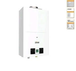 SCALDABAGNO A GAS FERROLI PEGASO ECO 14 LT GPL CAMERA APERTA GCC1PLAA - Foto 1 di 11