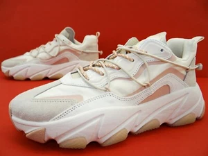 ASH Extra Sneaker Plateau Laufschuhe Sport Damen Schuhe Leder Gr.40 Beige - Bild 1 von 10