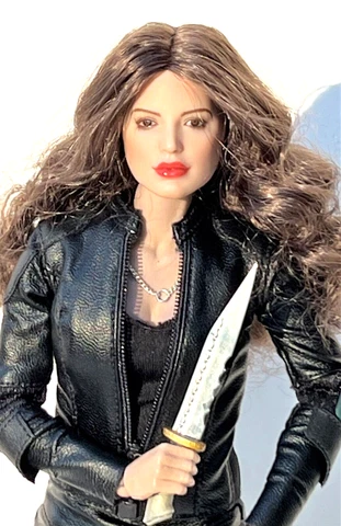 1/6 scale SUPERNATURAL RUBY Genevieve Cortez Padalecki 12" Action Figure w/KNIFE Cover