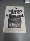 Annonce d'impression de batterie de voiture JcPenny 1976