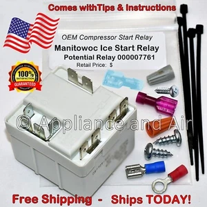 Manitowoc 000007761 Start Relay Potential, Free Shipping - Ships Today! - Picture 1 of 13