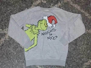 Boys Carters Grinch Fleece Crew Sweatshirt Size 14 Never Worn - Picture 1 of 2