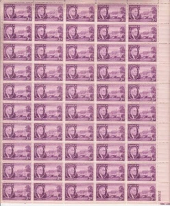 SCOTT 932   ROOSEVELT & WHITE HOUSE 3 CENT MNH FULL SHEET OF 50 - Picture 1 of 1