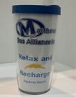 Tervis Tumbler 16 Ounce with Lid Promotional Relax Recharge Daytona Beach New F8