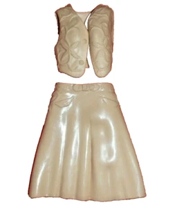 Marx FLORAL SKIRT VEST JANE WEST COWBOY FIGURE PART Johnny West ACCESSORY parts - Picture 1 of 2