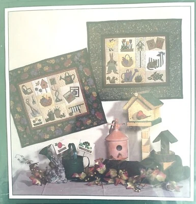 Mumm's The Word GARDEN OF DELIGHT Pattern Penstitch No-Sew Applique Samplers - Image 1 of 4