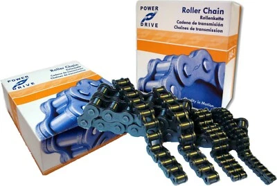 POWERDRIVE (HIGH QUALITY) BS Roller Chain - High Quality Brand (3/8'', 1/2'', 5/8'', 3/4'', 1'', 1-1/4'')