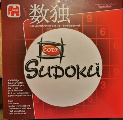 CODE SUDOKU Jumbo Das Zählenrätsel des 21. Jahrhunderts ab 8 Jahre 1-4 Spieler - Bild 1 von 2