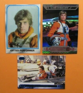 Lot STAR WARS Cards *1980 ESB *Legacy PARALLEL *Chrome REFRACTOR *Luke SKYWALKER - Picture 1 of 8