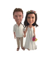 Special Creative Gift Handmade Personalized Custom Polymer Clay Bobbleheads