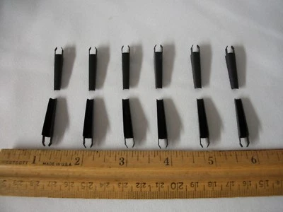 Lionel 2411-4 Spring Steel Stakes Log Loader 364 3461 6411 6511 Flat Cars 12 Pcs - Image 1 of 4