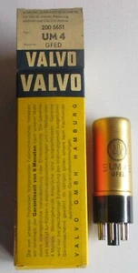 Röhre UM4, Magisches Auge neu von Valvo in OVP, geprüft mit W19, Top Leuchtbild - Bild 1 von 1