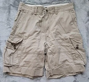 Polo Ralph Lauren Cargoshorts Herren 36 Taille beige Baggy Chino schwere Baumwolle y2k - Bild 1 von 13