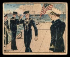 1941 Gum Inc. Uncle Sam Home Defense #15 Salute To Authority FR