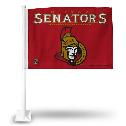 Ottawa Senators Car Flag. Printed both sides.   #971 Cover