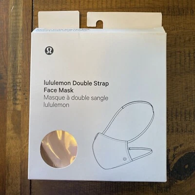 Lululemon Double Strap Face Mask Ballet Slipper Pink Men & Women Unisex New - Image 1 of 4