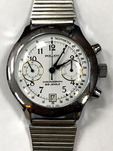 Poljot Chronograph Soviet Union 23J Mechanical Manual Winding USSR Men's Watch - Picture 1 of 12