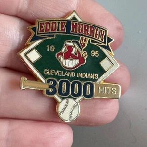 Vintage Eddie Murray 3000 Hits Pin – 1995 Cleveland Indians MLB Badge - Picture 1 of 4