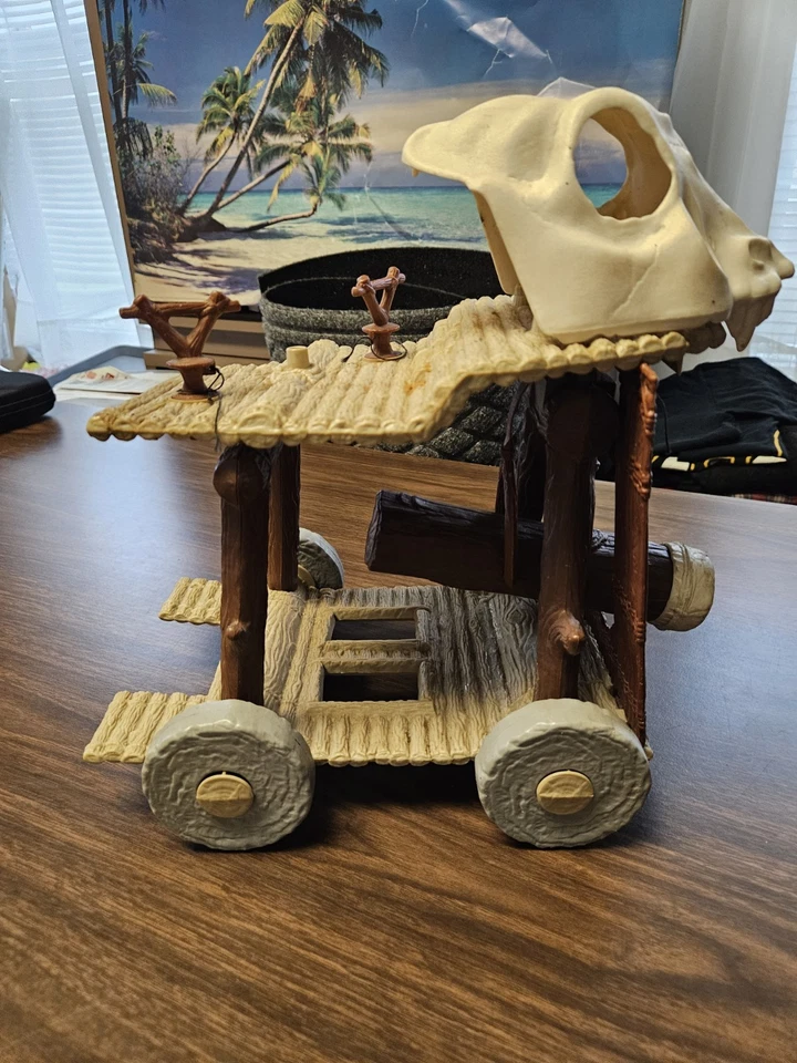 Vagão de batalha vintage 1985 Kenner Star Wars Power of the Force Ewok incompleto - Imagem 1 de 4