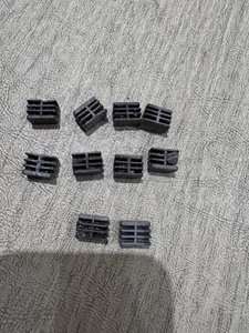 Lot Of 12 Hook Rail stoppers Allen & Roth Gazebo Curtains Plastic Slide Netting - Picture 1 of 1