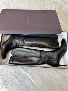 BRUNO FRISONI Stivale Veau Sport Nero Tall Black Boots - Women’s Size 38 - Picture 1 of 9