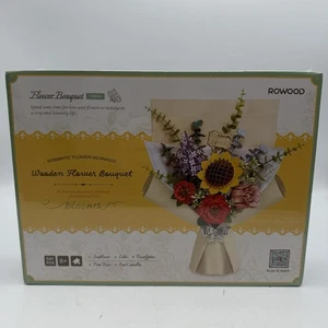 Robotime Rowood Hágalo Usted Mismo 3D Rozzle Madera Modelo Kit Regalo Madera Ramo de Flores TW01H - Imagen 1 de 2