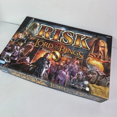Risk The Lord of the Rings Middle Earth Conquest Boardgame -  Complete - Image 1 of 4