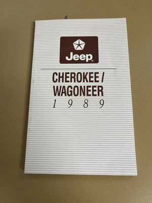 Jeep 1989 - Cherokee/Wagoneer - Manual del propietario de fábrica Foto 1 de 3