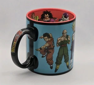 Dragonball Z 20oz Coffee Mug In Out Cup Artwork Dragon Team Vs. Ginyu Force Goku - Picture 1 of 10