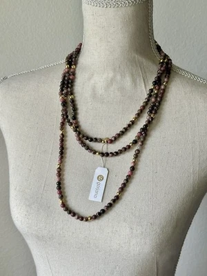 🆕 Collar envolvente GORJANA Dakota | Con cuentas con detalles en tono dorado | Piedras genuinas Foto 1 de 4