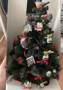 Vintage 90er Classic Christmas Nostalgie Mini Dollhouse Weihnachtsbaum - Muffy Alpine - Bild 1 von 6