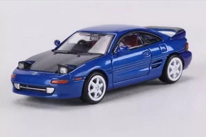 Modelo de coche fundido a presión azul Toyota MR2 W20 DCT 1/64 escala juguete colección de regalo - Imagen 1 de 5