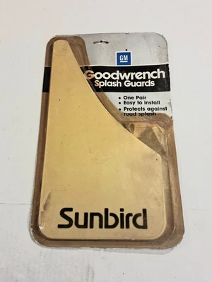 NOS GM Goodwrench # 00997824 Splash Guards Mud Flaps White Sunbird - Image 1 of 4