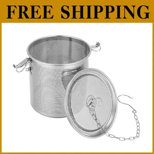 Seasoning Strainer for Soup & Tea, 304 Stainless Steel - Picture 1 of 11
