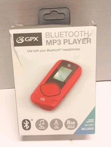GPX MWB308R 8 GB Bluetooth Reproductor de MP3 Rojo Caja Abierta Radio FM Grabadora de Voz - Imagen 1 de 4