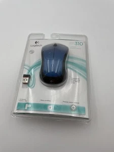 Logitech M310 Wireless Optical Mouse - Peacock Blue (910-001917) NEW IN ORIG PKG - Afbeelding 1 van 3