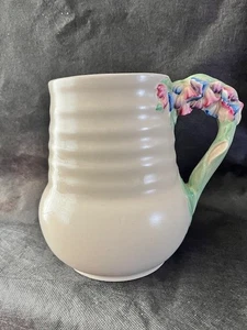 Jarra Clarice Cliff Newport My Garden 811 con mango floral (7") - Imagen 1 de 9