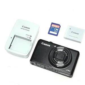 Canon PowerShot S90 10MP Digital Camera w/3.8x Zoom Tested & Working From Japan - Picture 1 of 9