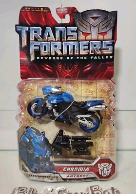 TRANSFORMERS 2 ROTF REVENGE OF THE FALLEN AUTOBOT CHROMIA DELUXE 2010 *NEW MOSC* - Image 1 of 4