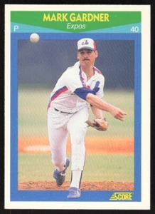 1990 Score Rising Stars Mark Gardner #66 Montreal Expos - Picture 1 of 2